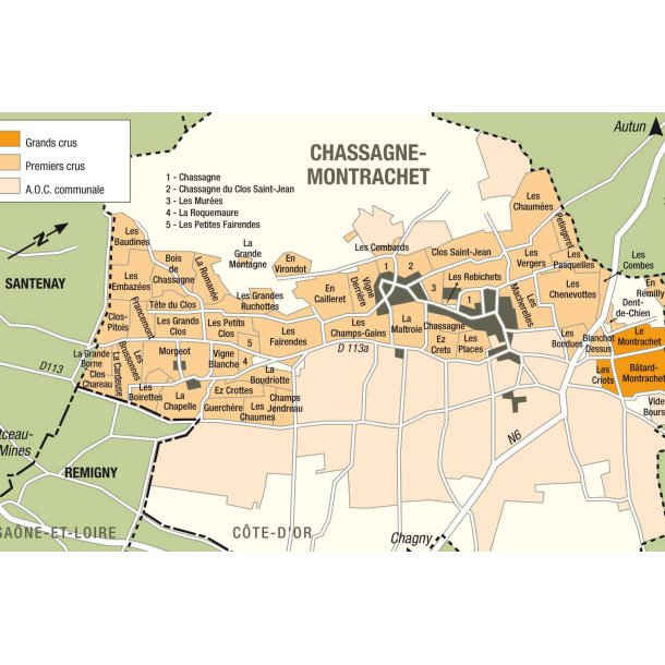 Chassagne Montrachet - kassetilbud 6 fl.