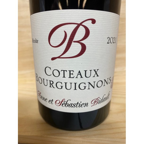 Anne et Sebastien Bidault, Coteaux Bourgignons 2021 (sans sulfites ajout&#233;)