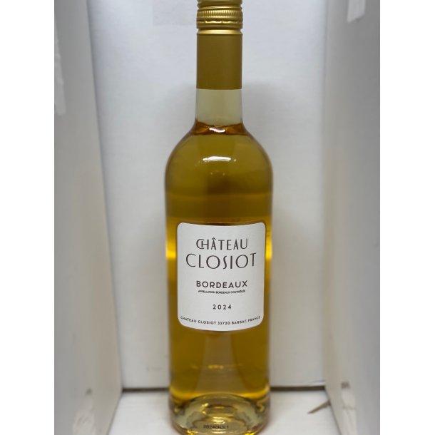 Chateau Closiot Blanc 2024, Bordeaux Blanc
