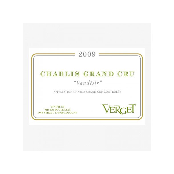 Verget, Chablis Grand Cru Vaud&#233;sir 2009