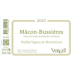 Verget, Macon Bussieres "Vieilles Vignes de Montbrison" 2025