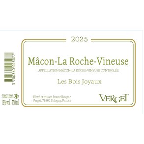 Verget, Macon La Roche Vineuse "Les Bois Joyaux" 2025